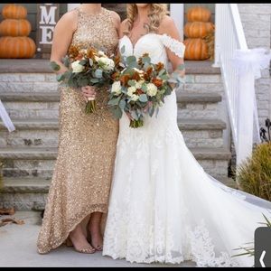 Gold Adrianna Papell Gown